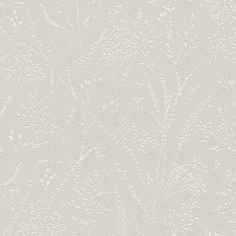 Florale Vliestapete mit Prägung Beige – Struktur-Tapete mit Blütenmuster  