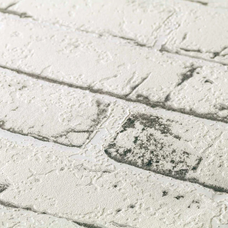 A.S. Création Best of Wood`n Stone 2nd Edition Papier peint effet brique - Gris 