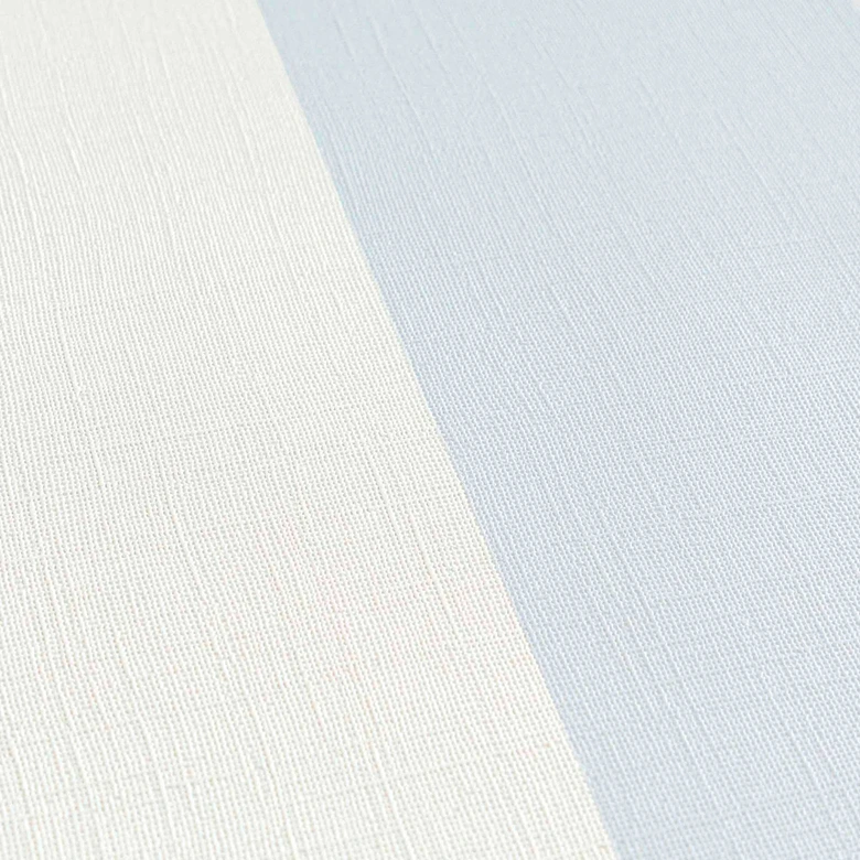 strip wallpaper blue white - non-woven wallpaper art A.S. Création - matt and light textured 
