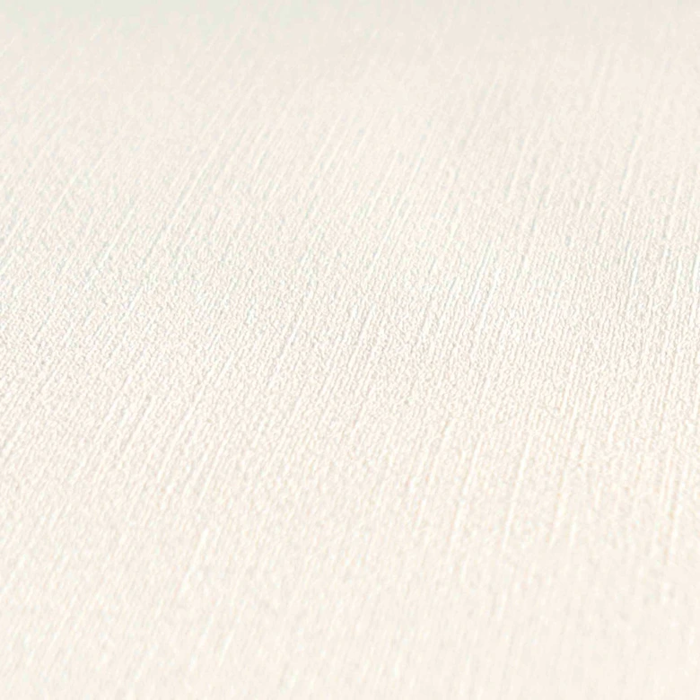 A.S. Creation plain white wallpaper with textile structure plain non-woven wallpaper 