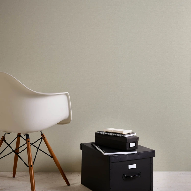 A.S. Création Vliestapete Greenery Unitapete einfarbig beige, grau 