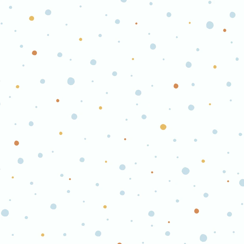 A.S. Création Kinderzimmertapete Little Love Vliestapete mit Punkten blau, weiß, gelb, orange 