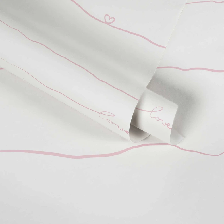 A.S. Création Kinderzimmertapete Little Love Vliestapete mit Herzen rosa, weiß 