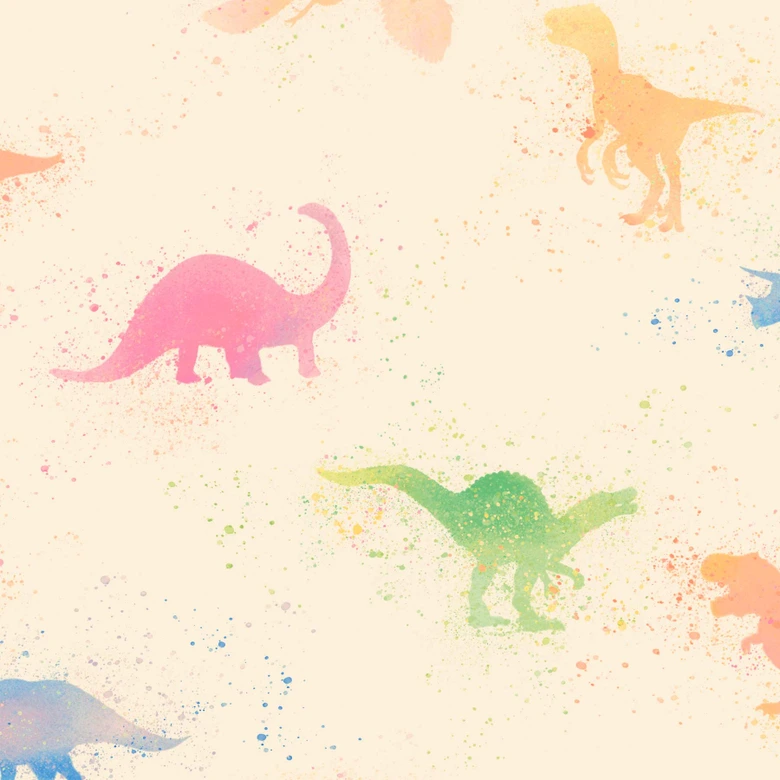 A.S. Création Kinderzimmertapete Little Love Vliestapete mit Dinosauriern bunt, beige, rosa, blaurün 