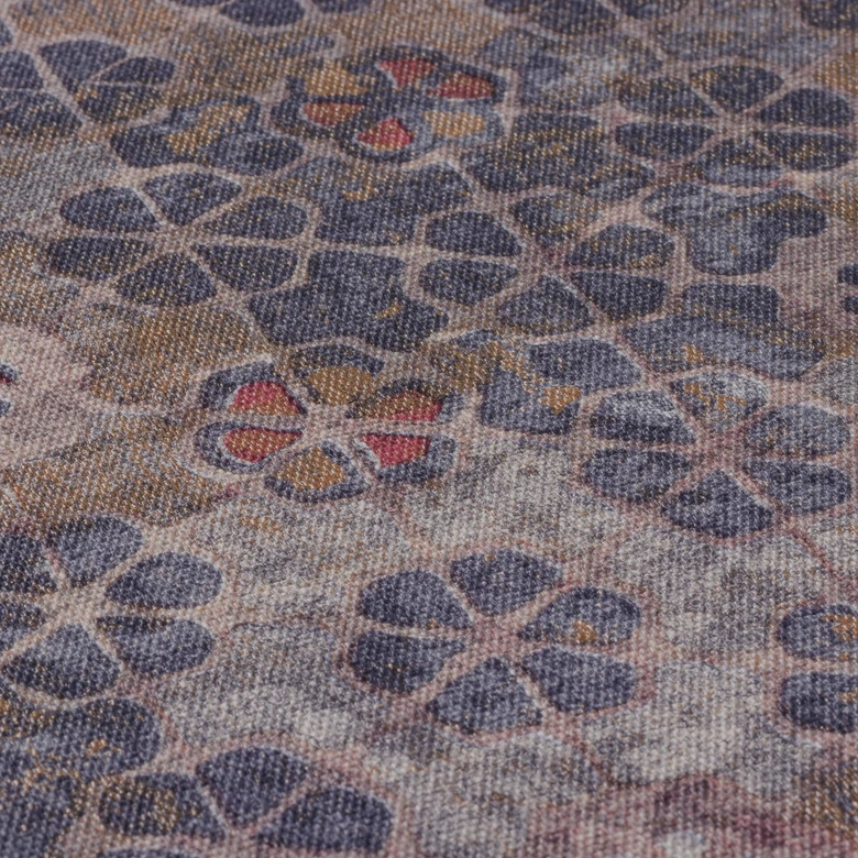 Livingwalls tapeta z włókniny New Walls Finca Home tapeta z płytek beżowa, brązowa, fioletowa 