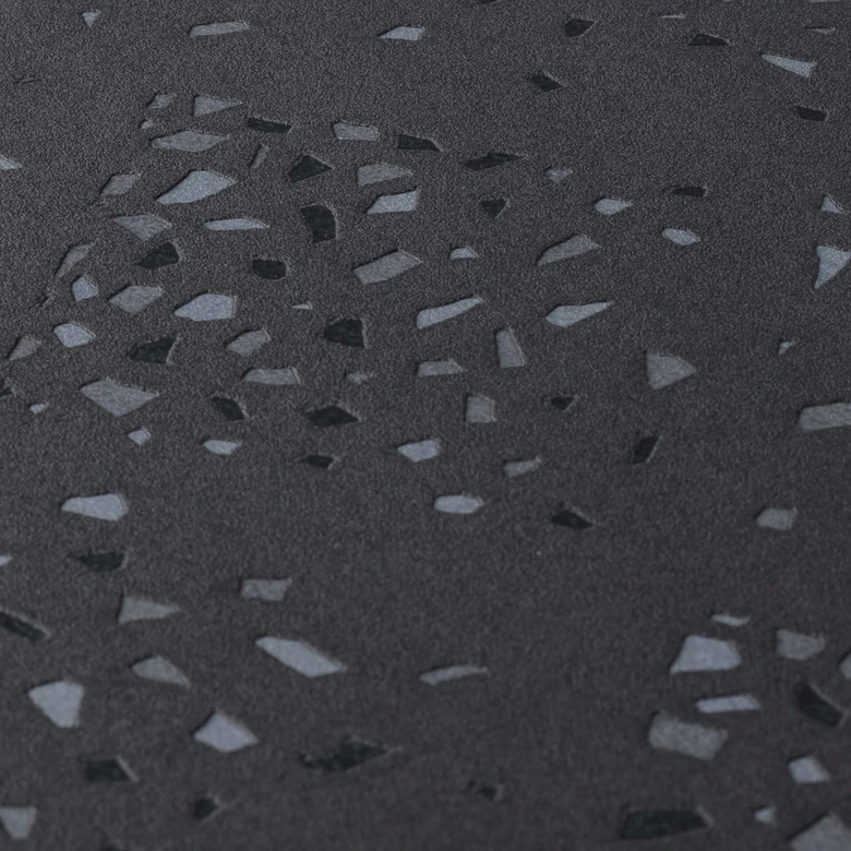 Livingwalls non-woven tapet New Walls 50's Glam grå, metallic, svart 