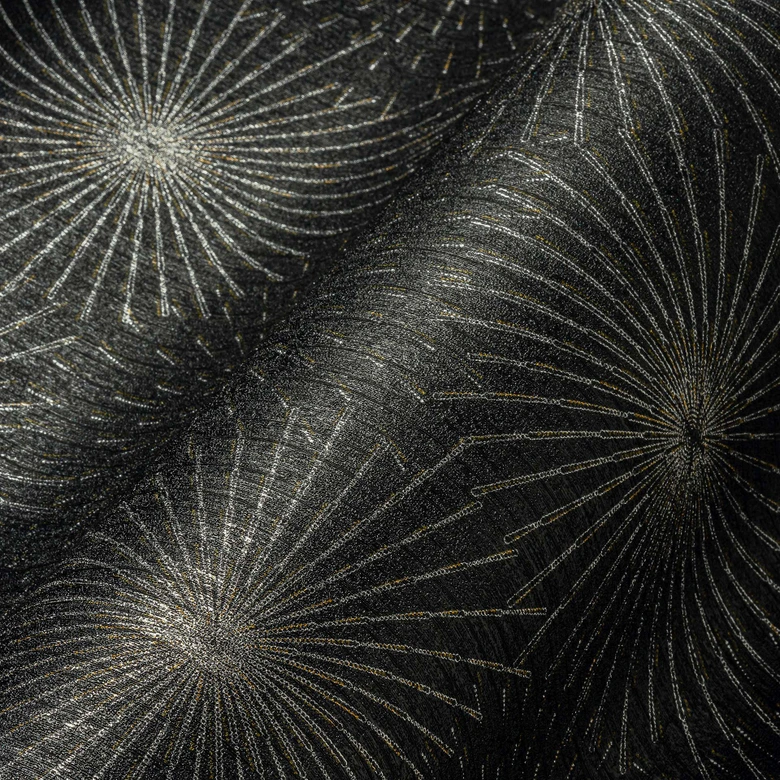 A.S. Création Vliestapete The BOS - papier peint moderne à motifs noir, or, argent 