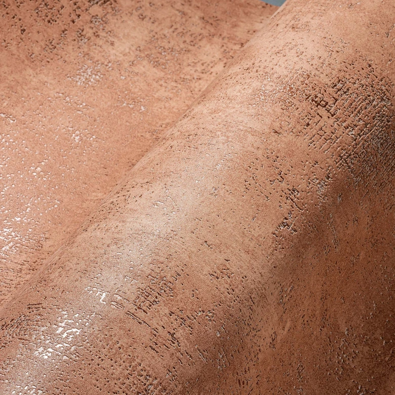 A.S. Création papier peint intissé The BOS - vinyle expansé terracotta, orange 