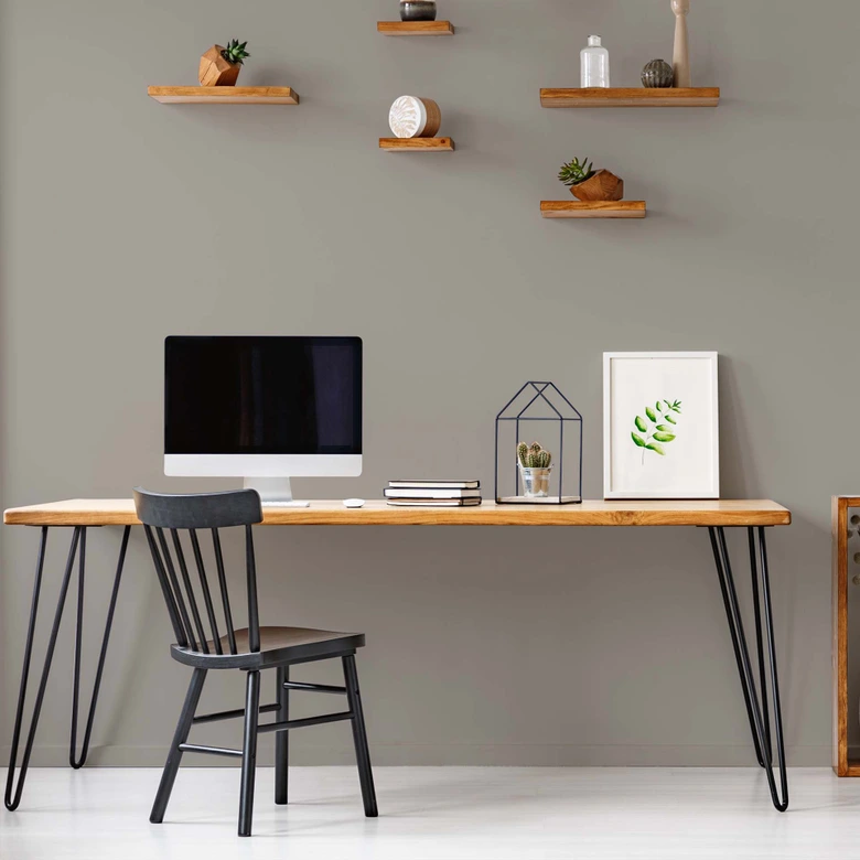 Taupe Wandfarbe seidenmatt I Grey Pumpkin | Atmosphäre zurückhaltender Eleganz schaffend | THE COLOR KITCHEN 