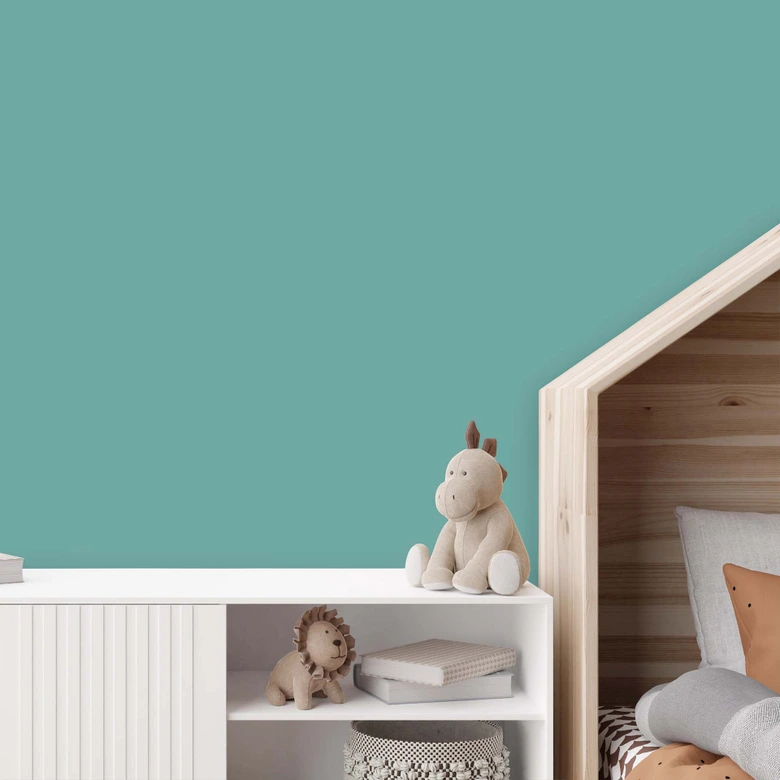 Grün Wandfarbe seidenmatt I Magical Mint | Raumharmonie schaffend | THE COLOR KITCHEN 