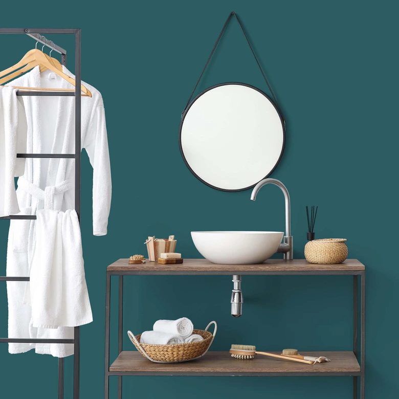 Grün Wandfarbe seidenmatt I Specific Spirulina | Raumharmonie schaffend | THE COLOR KITCHEN 