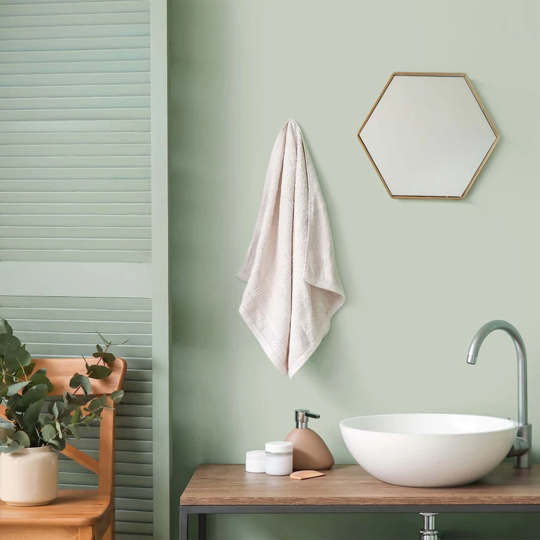 Grün Wandfarbe seidenmatt I Lovely Lime | Raumharmonie schaffend | THE COLOR KITCHEN 