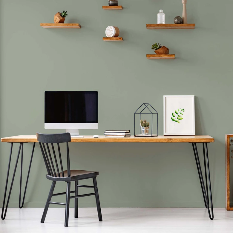 Muurverf groen halfmat - THE COLOR KITCHEN Sane Sage 