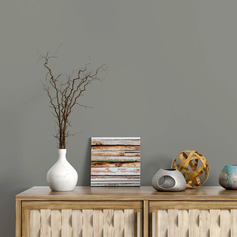 Grau Wandfarbe seidenmatt I Original Oregano | elegante, moderne Atmosphäre schaffend | THE COLOR KITCHEN 