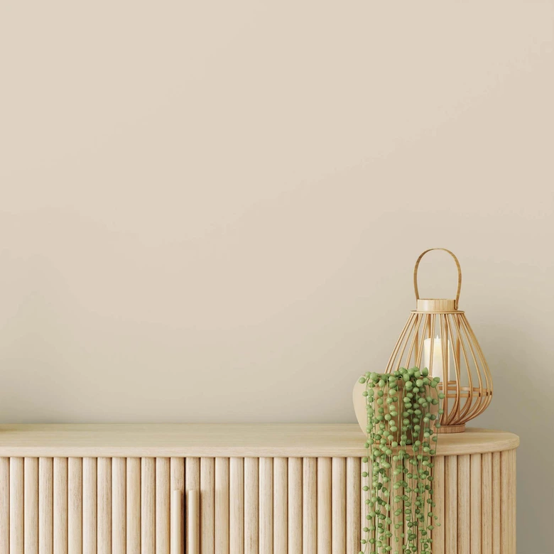 Beige Wandfarbe seidenmatt I Sweet Sesame | Raum öffnend und beruhigend | THE COLOR KITCHEN 