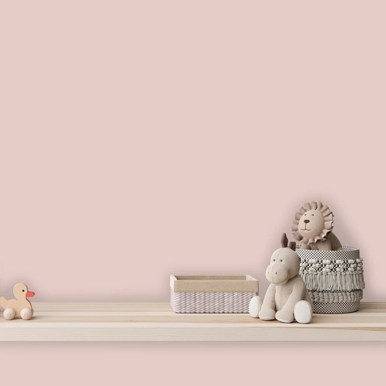 Beige Väggfärg satin matt I Sweet Strawberry | Rumsöppnande och lugnande | THE COLOR KITCHEN 