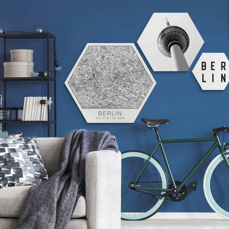 Hexagon - Alu-Dibond - Fjernsynstårnet 