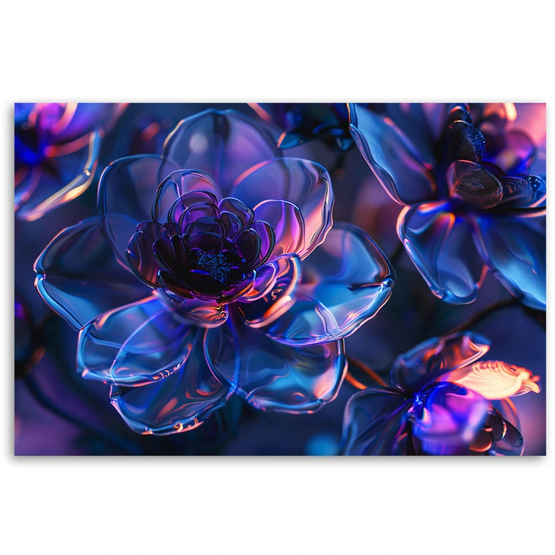 Leinwandbild, Granatapfelblumen - 3D Tiefe 