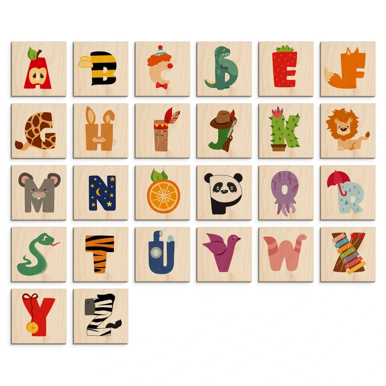  Letter stones - children's alphabet 