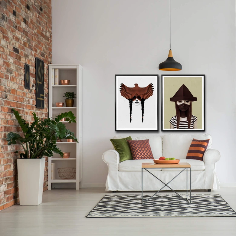 Poster Irland - Mörk kardinal 