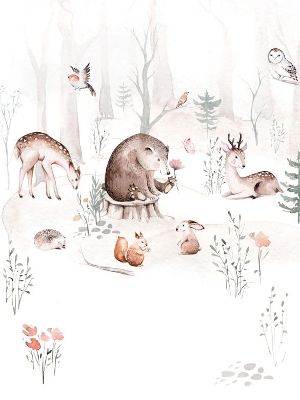 Poster Kvilis - Foresta + testo personalizzato 