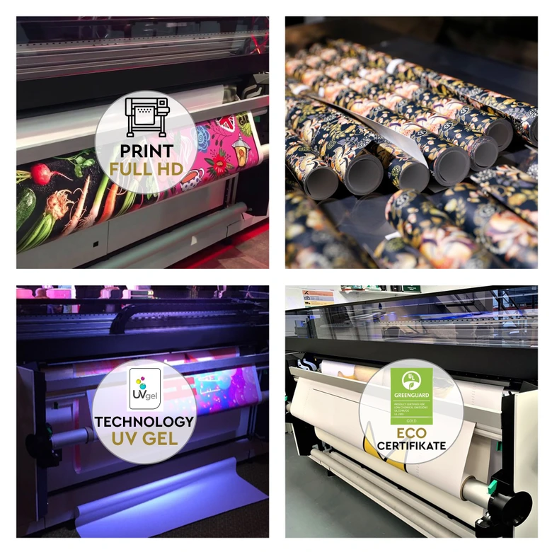 Fototapete, Wolf Wald im Nebel Natur Tiere 