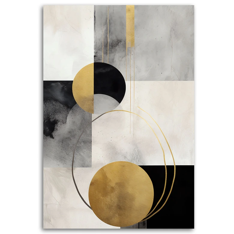 Leinwandbild, Geometrisches Boho-Muster 