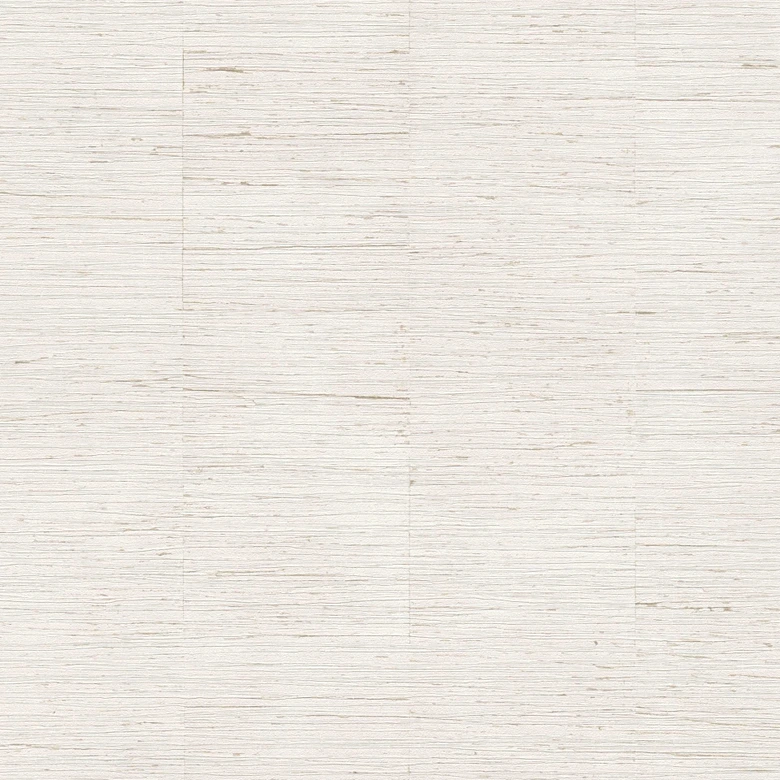 Textured wallpaper bast look cream beige - calm linen structure - non-woven wallpaper 