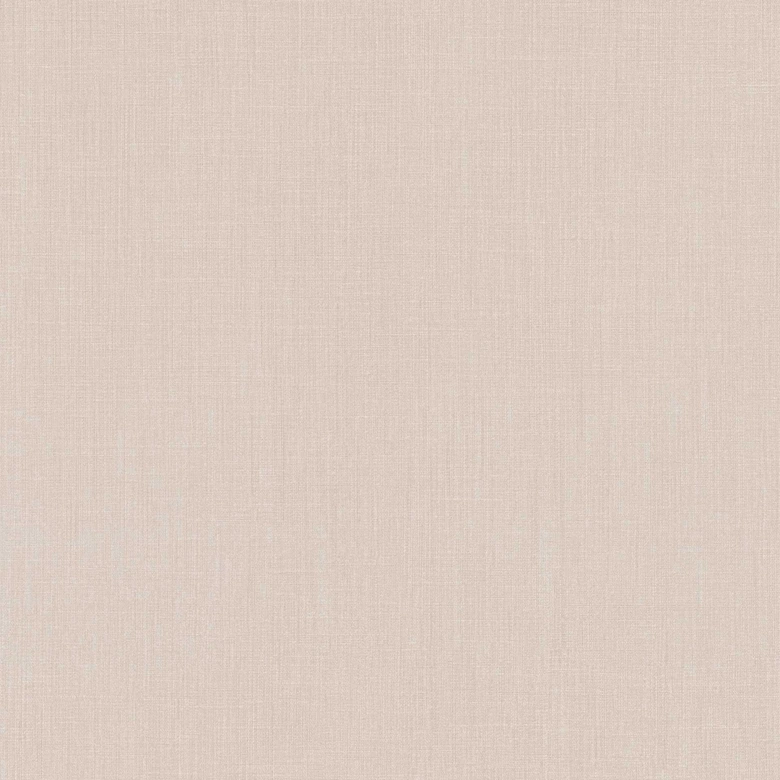 Unit wallpaper with linen texture beige - plain matt modern fabric wallpaper 