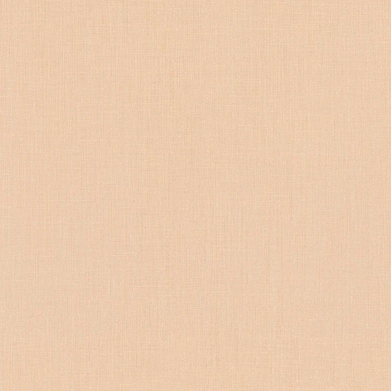 Single wallpaper linen look sand beige - plain non-woven wallpaper textured matt 