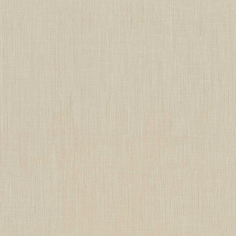Linen look light grey beige - non-woven wallpaper plain textured matt 
