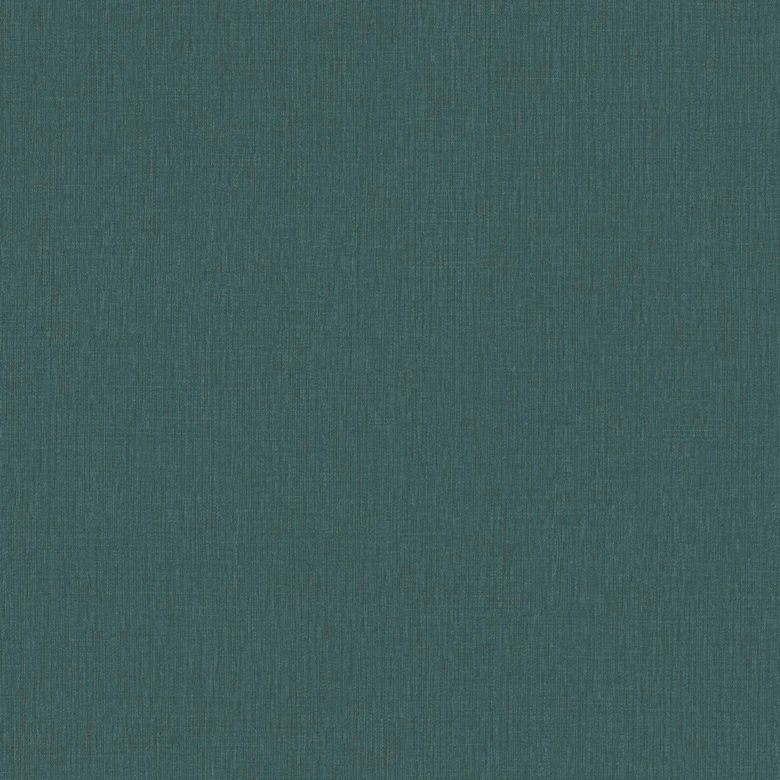 Linen textured plain wallpaper dark blue - non-woven wallpaper modern matt - textured plain wallpaper 