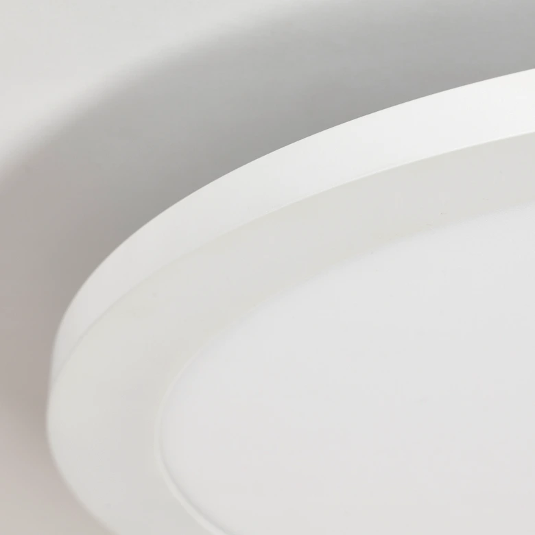 LED Panel Deckenleuchte Aaron, weiß, 40 x 5,9 cm, dimmbar, rund 