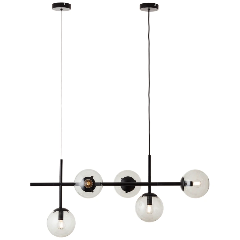 Pendelleuchte Amina, grau, 147,5 x 93,3 cm, Metall Deckenlampe 