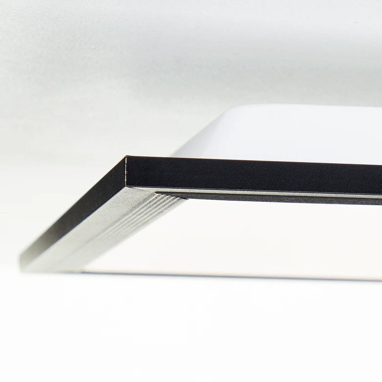 Deckenleuchte Clara, schwarz, 100 x 25 cm, Metall LED Deckenleuchte, dimmbar 