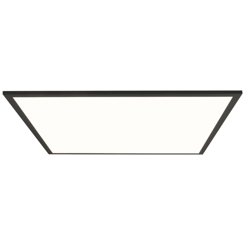 LED Deckenleuchte Constantin, schwarz, 59,5 x 59,5 cm, LED Panel, Warmweiß 