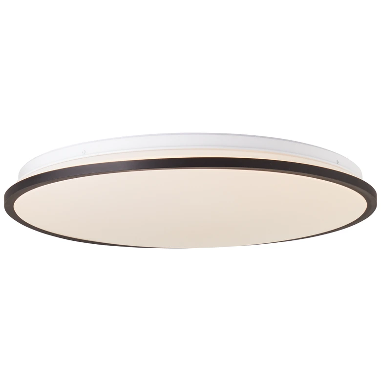 LED-Deckenleuchte Iva, schwarz, ⌀ 49 cm, Deckenlampe mit LED 