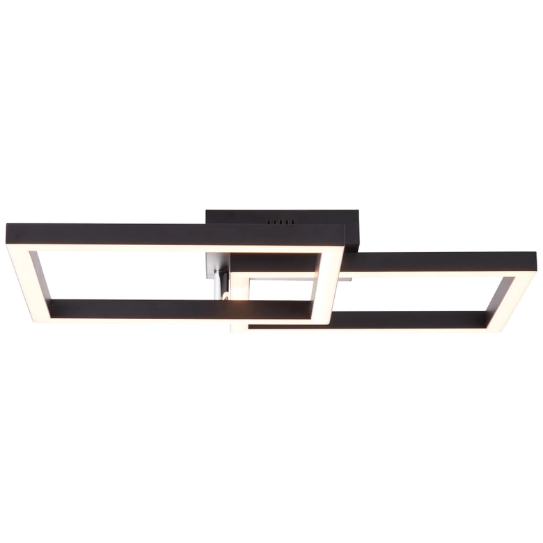 Deckenleuchte Kayla, schwarz, 9 x 50 cm, Metall Deckenlampe, dimmbar 