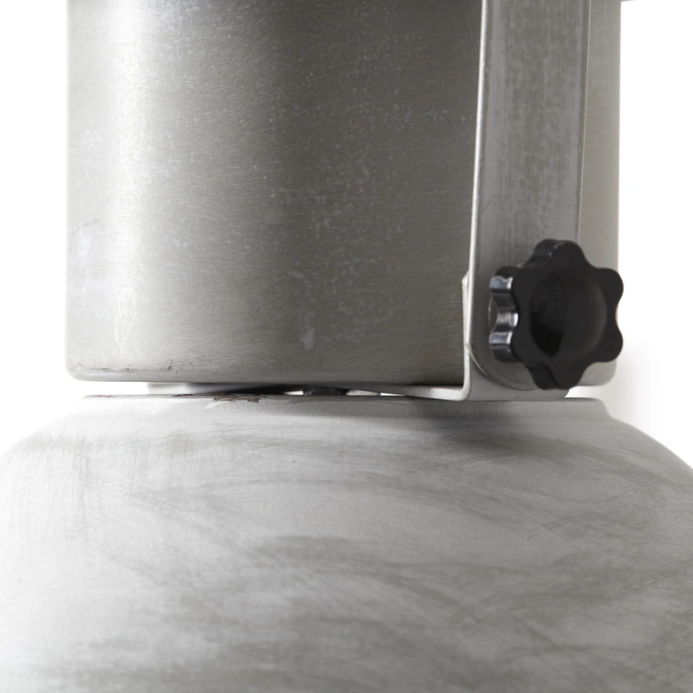 Pendelleuchte Milo, grau, 123,8 x 23 cm, Metall Pendellampe, dimmbar 