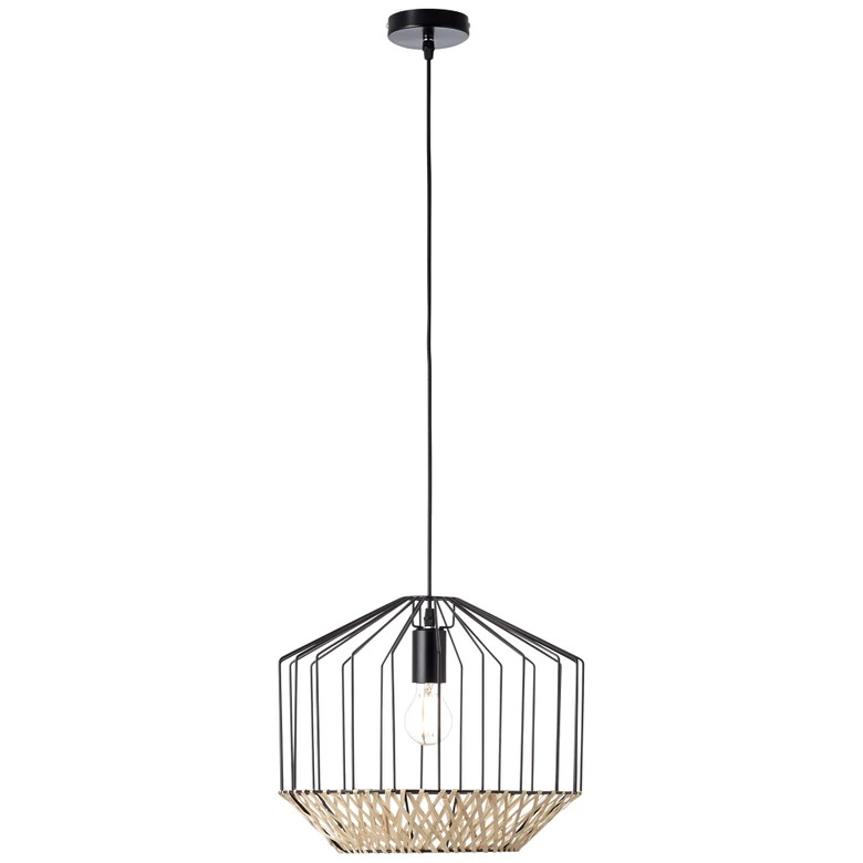 Pendelleuchte Pauline, braun, 155 x 37 cm, Bambus Pendelleuchte 