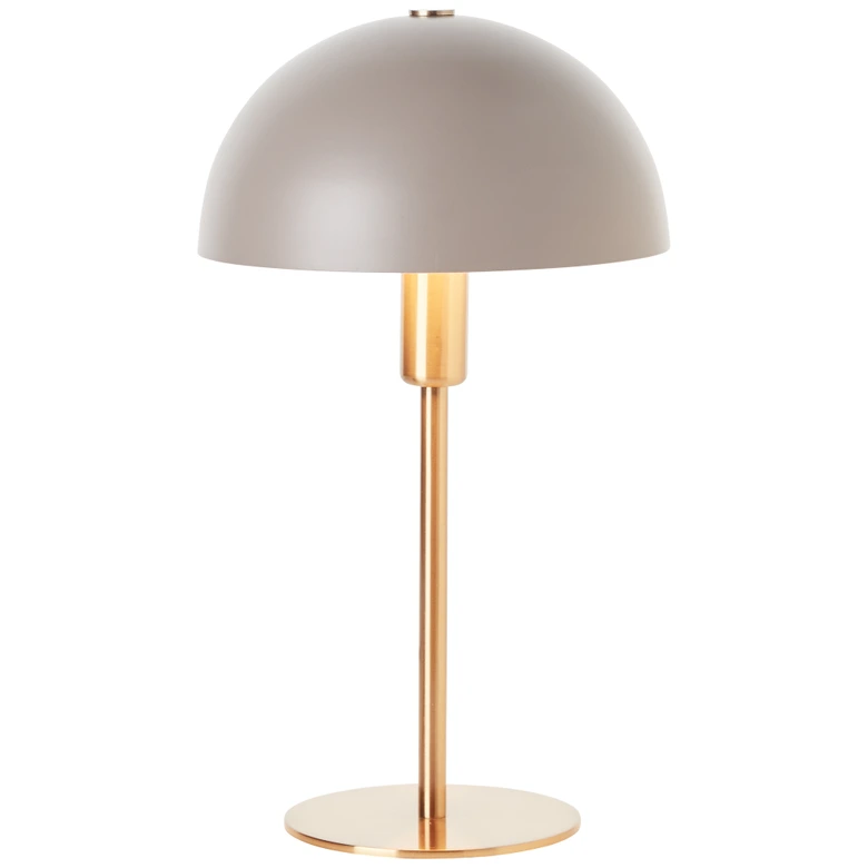 Tischleuchte Lasse, gold, 35,5 x 20,3 cm, Metall Pilzlampe 