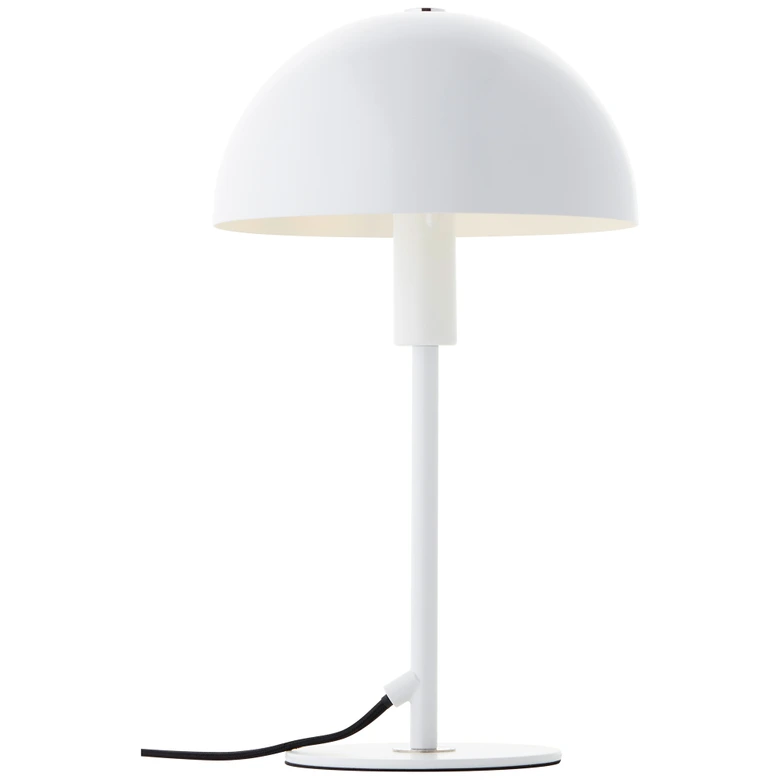 Tischleuchte Lasse, weiß, 35,5 x 20,3 cm, Metall Pilzlampe 