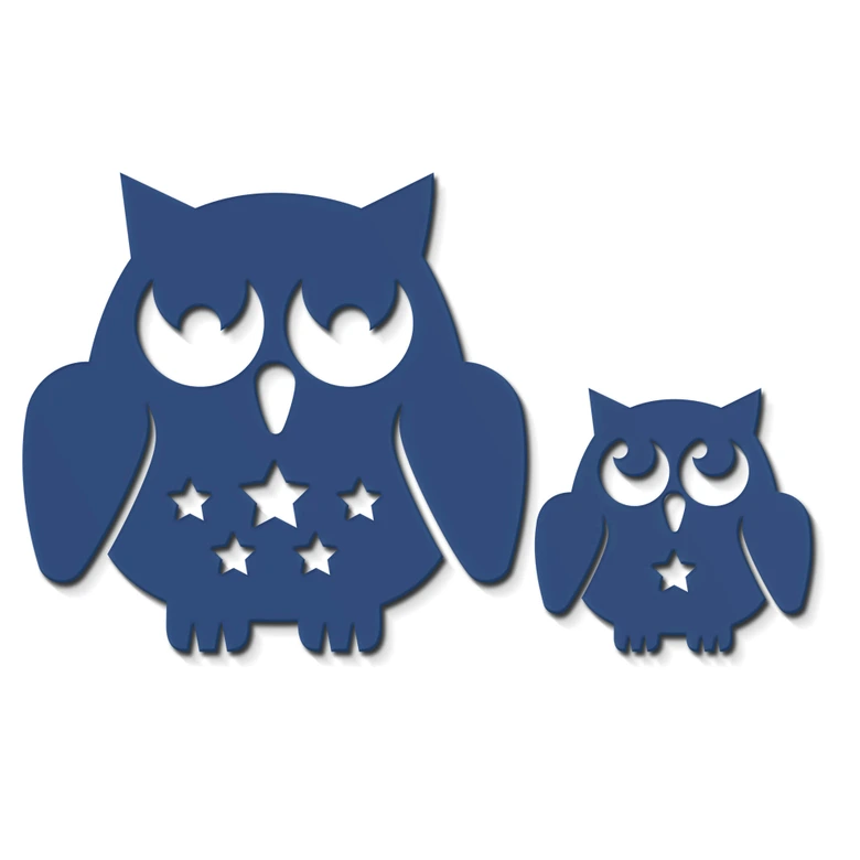 3D - Ugle familie 