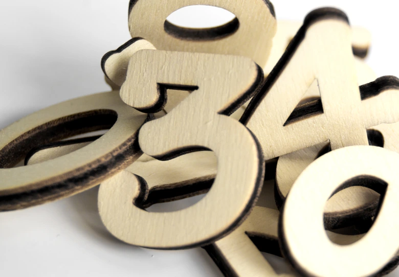 Decorative Letters Tekton – numbers 