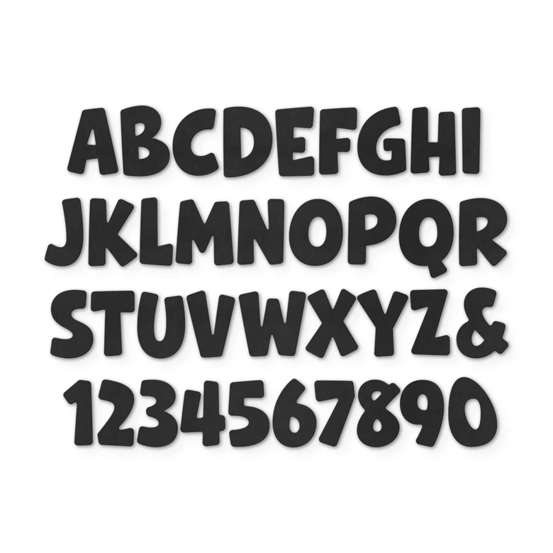 Lettres murales en MDF - Alphabet Kids 