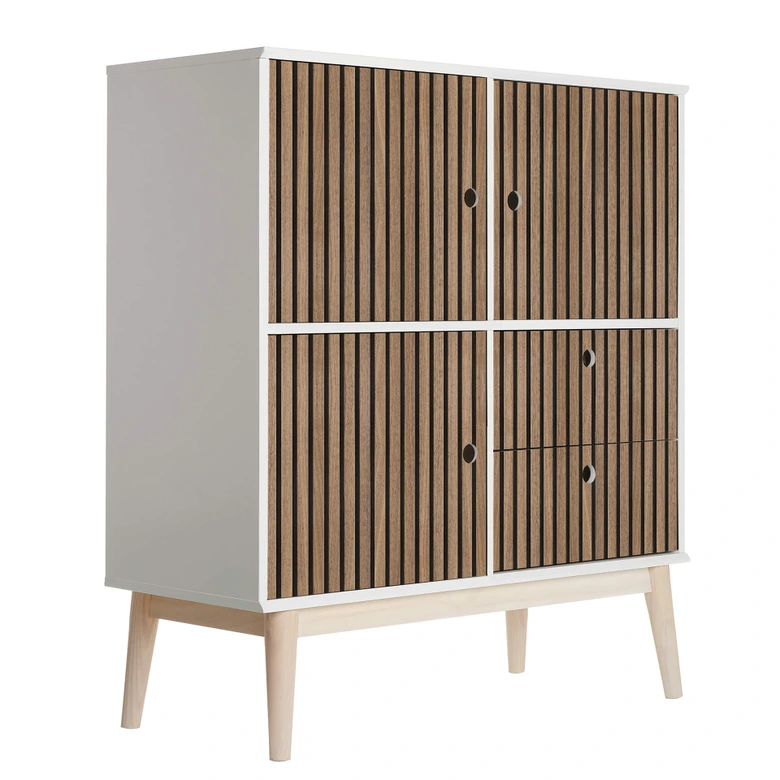 Möbelfolie Wandpaneele Holzoptik - erweiterbar 