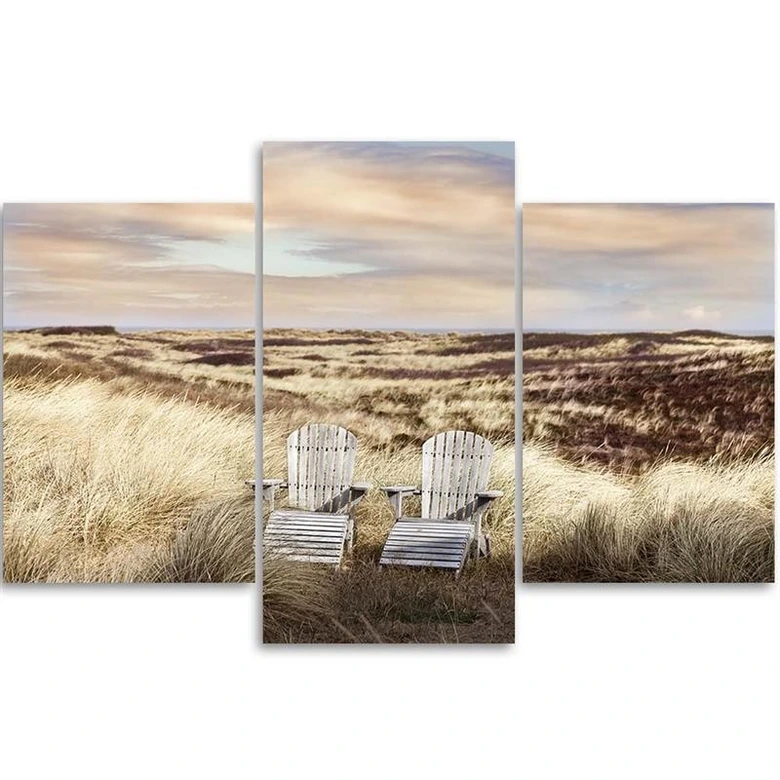 Leinwandbild 3-teilig, Landschaft Natur 