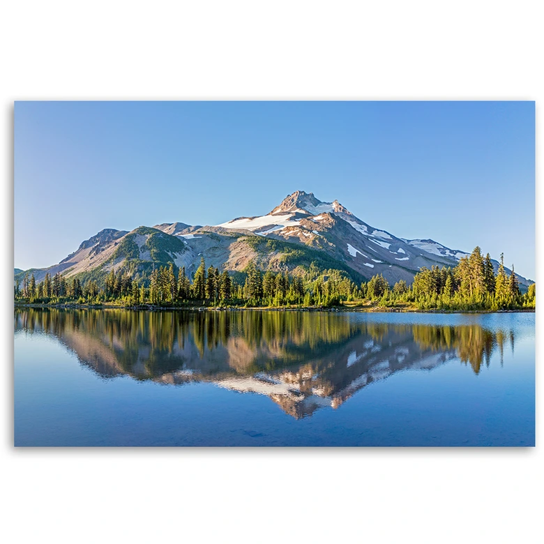 Leinwandbild, Wald Berge Natur Landschaft 