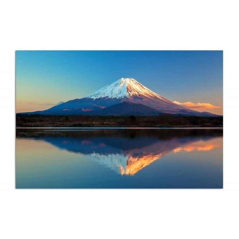 Leinwandbild, Fuji Berg Landschaft 