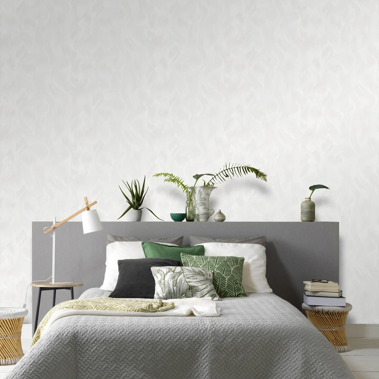 ELLE Decoration Vliestapete hellgrau 